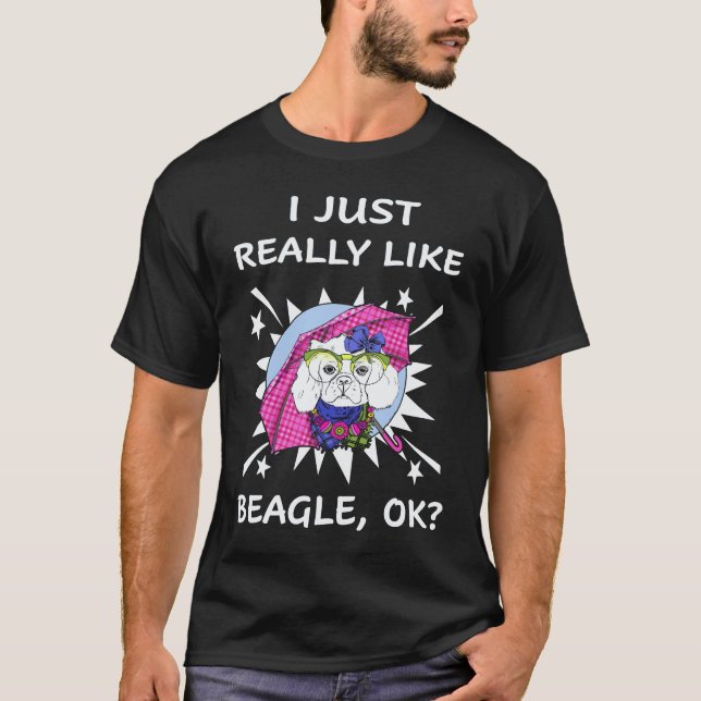 Camiseta 30 Me gusta mucho Beagle (Anverso)