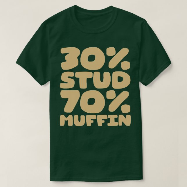 Camiseta 30 Stud 70 Muffin (Diseño del anverso)
