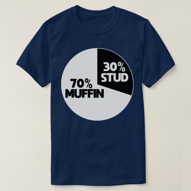 CAMISETA 30 STUD 70 MUFFIN (Diseño del anverso)