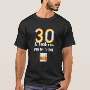 Camiseta 30 Y Caliente - Beer Beer De Diseño De Vidrio De 