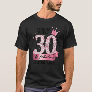 Camiseta 30 y Fabuloso Grupo Fiesta Blanco Rosa Candid Phot