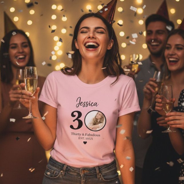 Camiseta 30th birthday womens tshirts thirty milestone  (Subido por el creador)