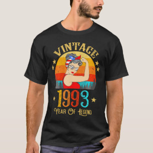 Camiseta 31º Cumpleaños 31 Años Para Las Mujeres 1993