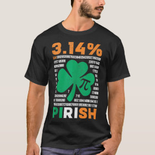 Camiseta 314 Graciosos St Patricks y Enseñanza de matemátic