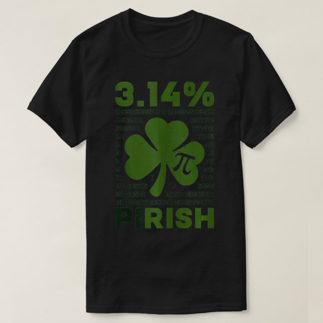 Camiseta 314 maestros de matemáticas en el Pirish (Diseño del anverso)