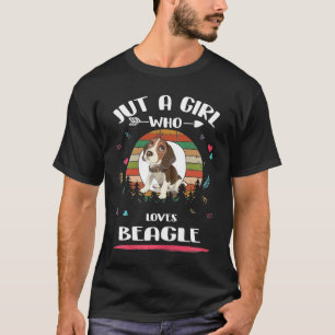 Camiseta 314 Sólo Un Chica Que Ama A Beagle