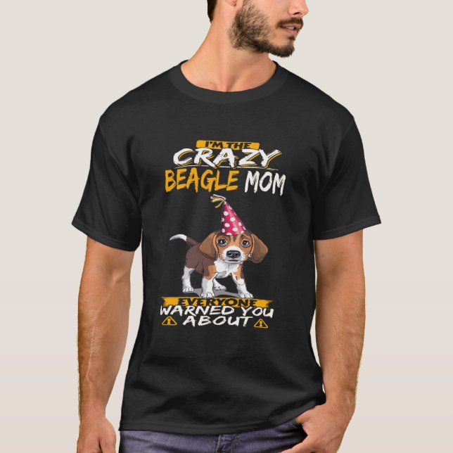 Camiseta 314 Soy la loca mamá Beagle (Anverso)