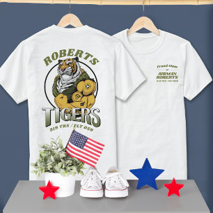 Camiseta 319 Tigers Air Force BMT Color de la luz de gradua