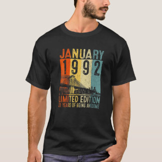 Camiseta 31.ª cosecha Enero 1992 31 años