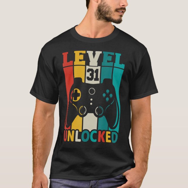 Camiseta 31.ª Jornada de natalidad Nivel 31 Desbloqueada (Anverso)