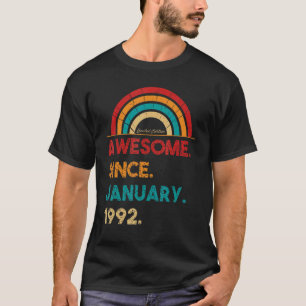 Camiseta 31 años alucinante desde enero de 1992 31º nacimie