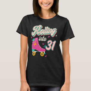 Camiseta 31 años de patinaje sobre patines de natalidad