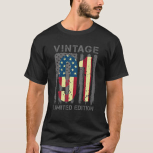 Camiseta 31 Años Vintage 1991 31ª Decoración De Cumpleaños
