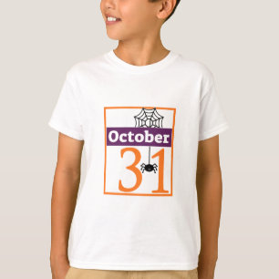 Camiseta 31 de octubre Halloween personalizado