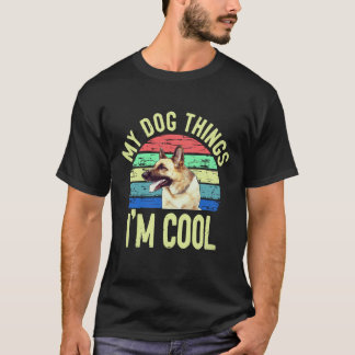 Camiseta 31 Mi perro piensa que soy genial Pastor Alemán