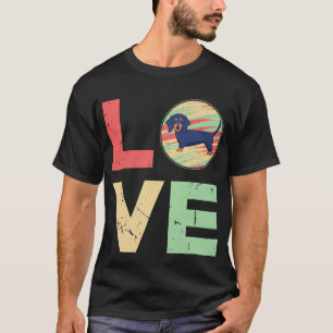 Camiseta 31 Regalos retro vintage Dachshund perro mamá Dach