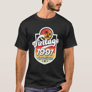 Camiseta 31 Years Old Vintage 1991 Limited Edition 31St Bir