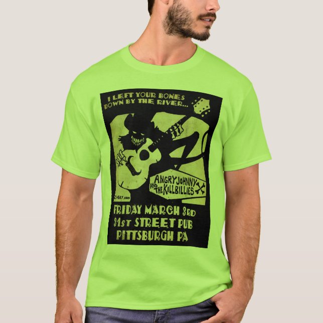 Camiseta 31ro Pub enojado T de la calle de Johnny @ (Anverso)
