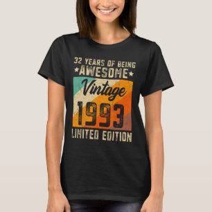 Camiseta 32º cumpleaños hombres mujeres de 32 años de edad 