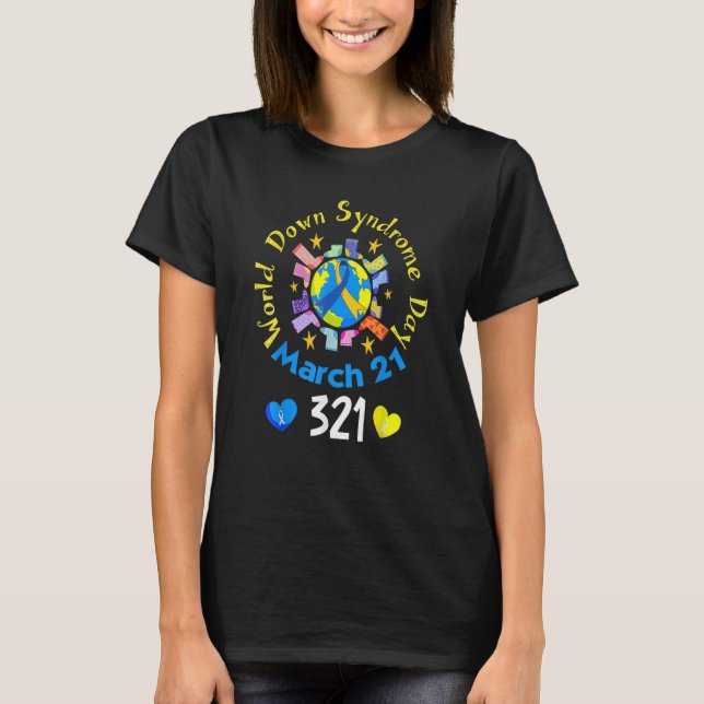 Camiseta 321 Día Mundial de Concienciación sobre el Síndrom (Anverso)