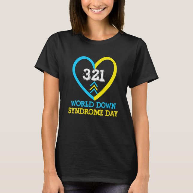 Camiseta 321 Día Mundial de Concienciación sobre el Síndrom (Anverso)