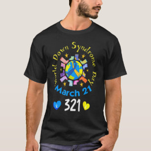 Camiseta 321 Día Mundial de Concienciación sobre el Síndrom