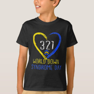 Camiseta 321 Día Mundial del Síndrome de Down Tres Flechas 