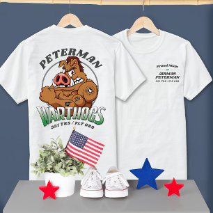 Camiseta 321 Warthogs Fuerza Aérea BMT Color de la luz de g