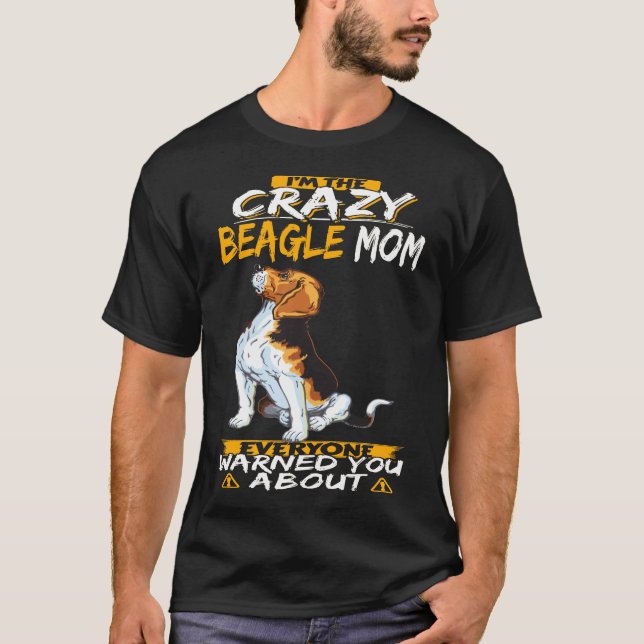 Camiseta 327 Soy la loca mamá Beagle (Anverso)