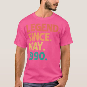 Camiseta 32.ª leyenda de cumpleaños desde mayo de 1990 32 a