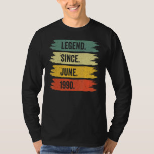 Camiseta 32.ª Leyendas Retro Vintage Nacidas En J