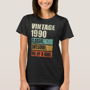 Camiseta 32 años Awesome Vintage 1990 32º cumpleaños