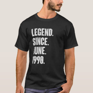 Camiseta 32 años de edad Leyenda de cumpleaños 32 desde jun