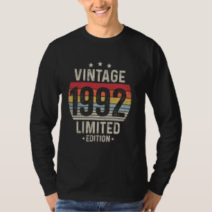 Camiseta 32 Años Vintage 1992 Edición Limitada 32º Birt