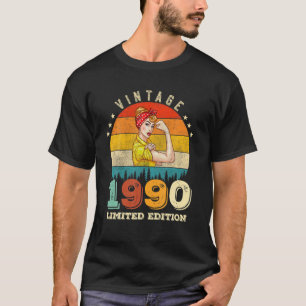 Camiseta 32 Cumpleaños 1990 Edición Limitada Viñeta 32 Año