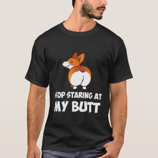 Camiseta 32 Deja de Mirar Mi Trasero Corgi