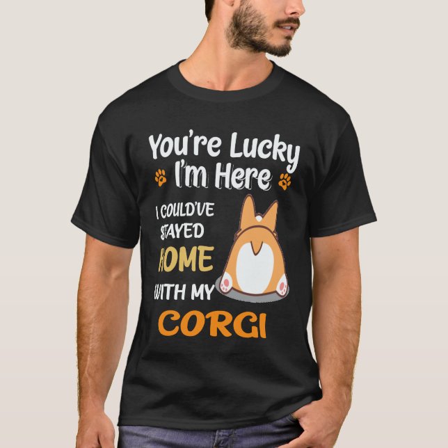 Camiseta 32 Eres Corgi Afortunado (Anverso)