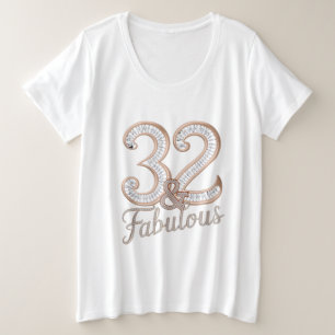 Camiseta - 32 y fabulosa