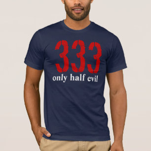 Camiseta 333, sólo la mitad del mal