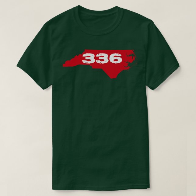 Camiseta 336 Rojo y Blanco (Diseño del anverso)