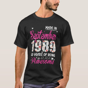 Camiseta 33.ª festividad desde septiembre de 1989