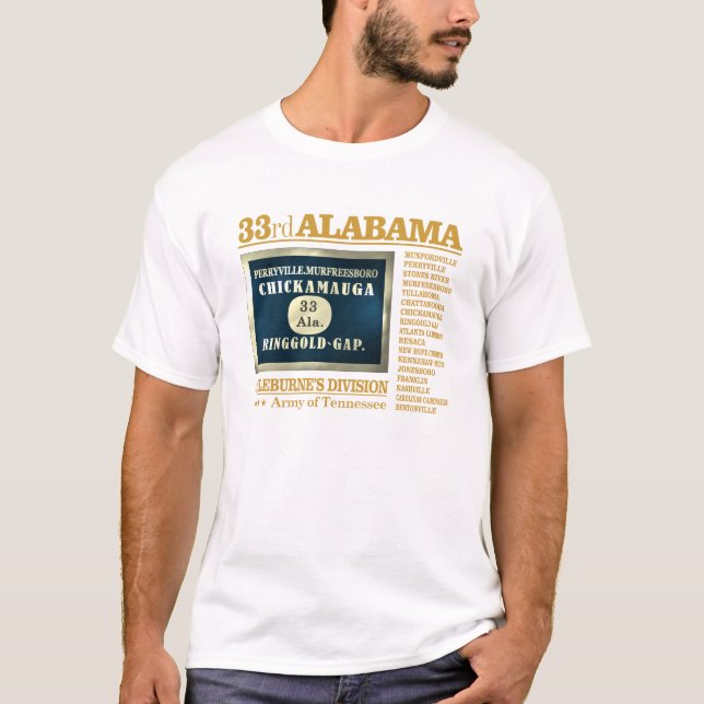 Camiseta 33.ª Infantería de Alabama (BA2) (Anverso)