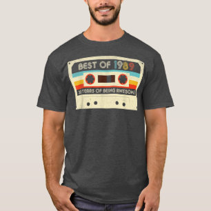 Camiseta 33.ª Regalos De Cumpleaños Retro Vintage Mejor De 