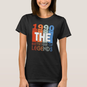 Camiseta 33 Aniversario 1990 Año de las Leyendas Mujeres