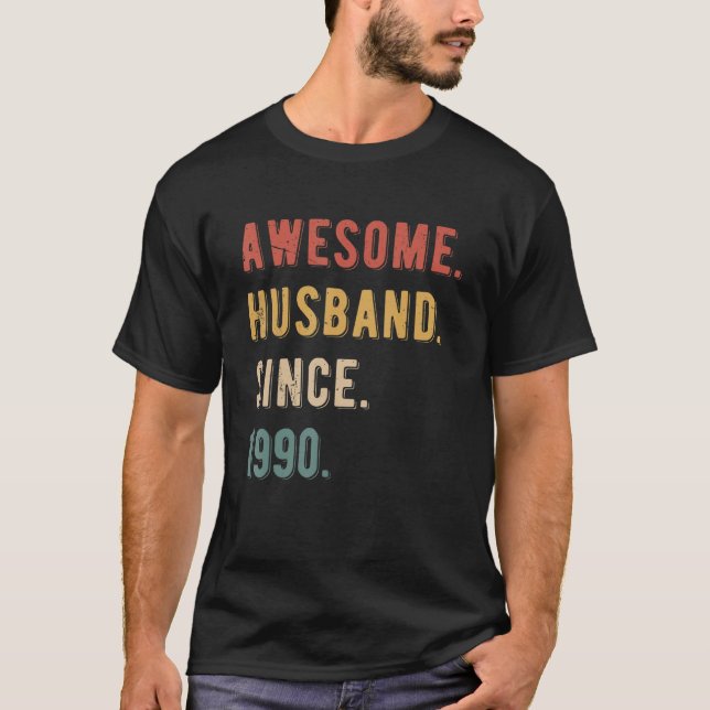 Camiseta 33 años de Boda masculino - espantado si (Anverso)