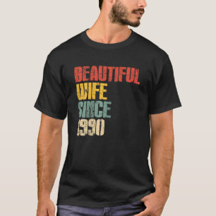 Camiseta 33 años de la mujer Boda por su hermoso W