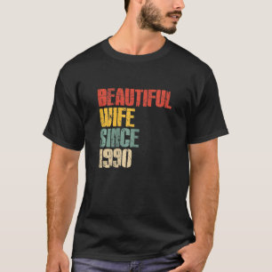 Camiseta 33 años de la mujer Boda por su hermoso W