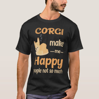 Camiseta 33 Corgi Me Hacen Feliz a las Personas No Tanto Co