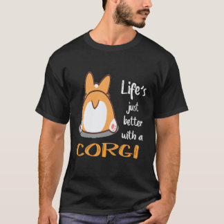 Camiseta 33 La vida es mejor con un Corgi