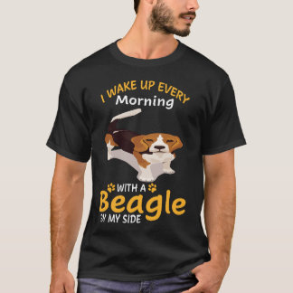 Camiseta 33 Me Despierto Cada Mañana Con Un Beagle De Mi Si